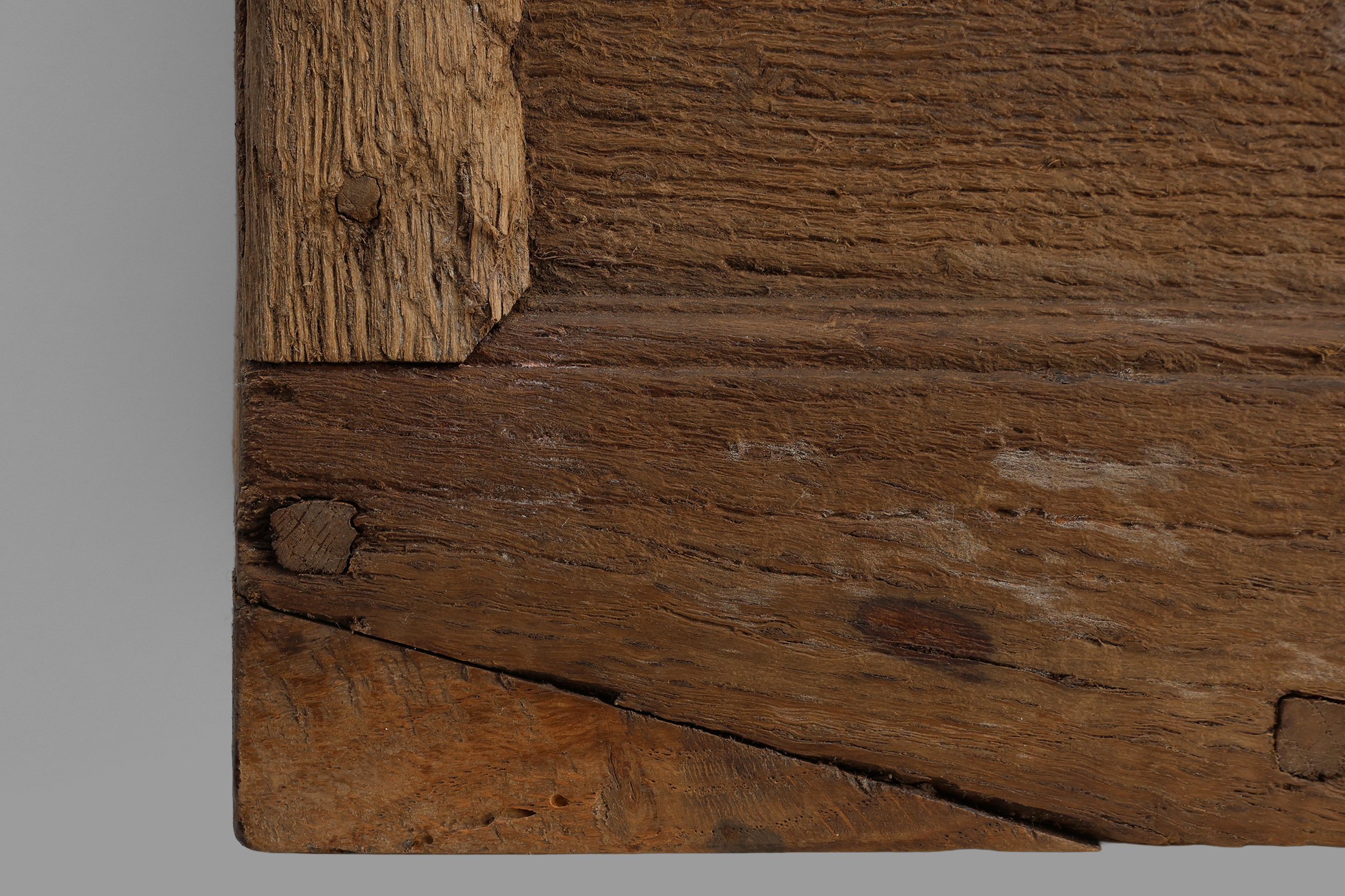 Antique French Oak Wall Salt Box, ca. 1850thumbnail